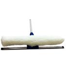 Rodo Combinado 2 em 1 35cm COM CABO 55cm Limpeza Profissional Limpa Vidros de Janelas Vidraças com Lavador E Borracha