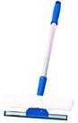 RODO COMBINADO LIMPA VIDROS 35CM COM CABO BRALIMPIA Cor:Azul