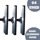 Rodo de Alumínio 60CM Resistente Qualidade Duplo 04 unid