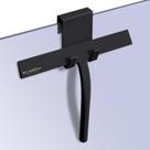 Rodo de banho RICHMIRTH, lâmina de borracha de silicone, 23 cm de largura