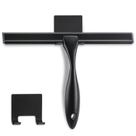 Rodo de chuveiro NETANY Preto Fosco em Aço Inoxidável 25cm