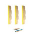 Rodo De Madeira DSR 40cm Duplo Sem Cabo Kit 3