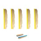 Rodo De Madeira DSR 40cm Duplo Sem Cabo Kit 5