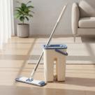 Rodo Flat Mop Balde Lava e Seca Com 1 Pano Microfibra Limpe Melhor Com Mop Multiuso Slim Profissional