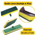 Rodo Limpa Azulejo Lava Piso Esponja Para Limpeza SEM Cabo - Rodofil