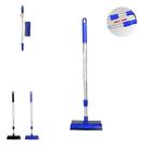 Rodo limpa vidros mop extensivel limpador janela rodinho telescopico esfregao azulejos dupla face