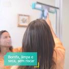 Rodo Limpa Vidros MOP Spin Com Reservatório Para Líquidos Spray Com Pano Microfibra e Rodo Secador 3 Em 1