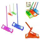 Rodo microfibra esfregao mop tira po lava pisos cabo retratil limpeza