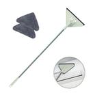 Rodo Mop Limpador De Vidros Triangular Microfibra Extensor Com 2 Refis Extras
