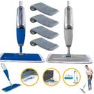 Rodo Mop Spray Esfregão Piso Janela + 4 Refis Microfibra