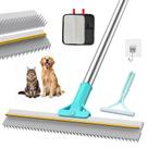 Rodo para Carpete TIKIWIK Kit 3 Peças para Remoção de Pelos de Pets 137 cm