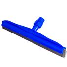 Rodo plástico 45 cm sem cabo com rosca (Azul)