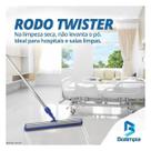 Rodo twister 45cm com cabo 1,40 mts bralimpia rt451