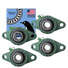 Rolamento de bloco de almofadas PGN UCFL204-12 em aço cromado de 19 mm de furo