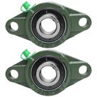 Rolamento de bloco de almofadas SACKORANGE UCFL204-12 3/4" Bore x2