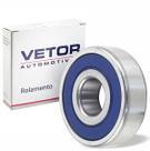 Rolamento De Esfera Vetor 6303 2rs Folga C3 Aço 17x47x14mm