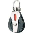 Rolamento de esferas utilitário Block Ronstan Series 30, único com manilha giratória Rolamento de esferas utilitário Block Ronstan Series 30, único com manilha giratória