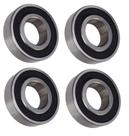 Rolamento DEEG R12-2RS 19,05 x 41,28 x 11,11 mm em miniatura, pacote com 4 Rolamento DEEG R12-2RS 19,05 x 41,28 x 11,11 mm em miniatura, pacote com 4