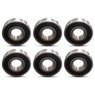 Rolamento esferas 6001 Ø28xØ12x8mm 2º Linha 2RS ou ZZ - 06Un