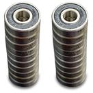 Rolamento esferas 607 Ø19xØ7x6mm 2º Linha 2RS ou ZZ - 20Un