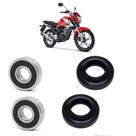 Rolamento Roda Dianteira HONDA CG 2013 até 2022 Disco Kit