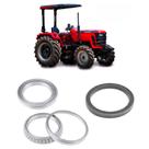 Rolamento Roda Dianteira Trator Mahindra 6065 6075 7085 7095 4x4 Kit