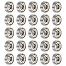 Rolamentos de esferas de sulco profundo uxcell 627ZZ 7x22x7mm (25 unidades)