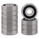Rolamentos de esferas XIKE 6200-2RS com vedação dupla 10x30x9mm (pacote com 10)