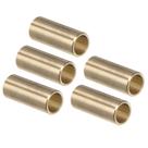 Rolamentos de manga uxcell 5 peças 6,35 mm, furo 7,94 mm OD 1,9 cm de comprimento
