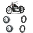 Rolamentos Roda Dianteira Honda Shadow 750 Kit Rolamentos Roda Dianteira Honda Shadow 750 Kit