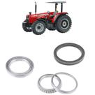 Rolamentos Roda Dianteira Trator Massey Ferguson Serie MF200 4x4 Eixo Carraro Kit
