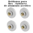 Roldana 25mm Box/gabinete Acrílico/alumínio