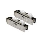 Roldana gold inox dupla p/ trilho redondo "u" porta rg-r150 strong kit c/2 un