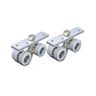 Roldana guia trilho stanley 4 rodas c/rolamento concavo 1/18" porta 2pcs jocec