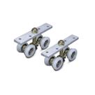 Roldana guia trilho stanley 4 rodas c/rolamento rebaixo aba 1/18" porta 2pcs jocec
