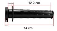 Roldana Manopla Punho Acelerador Yamaha Fazer 150 Factor 125i Factor 150 Modelo original preta