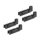 Roldana nylon dupla sem guia para janelas e vitros linha-16 leves kit 4un