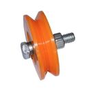 Roldana Nylon Laranja Maciça 60(2 1/2") Tipo V para Parafuso - Ferrosul Roldana Nylon Laranja Maciça 60(2 1/2") Tipo V para Parafuso - Ferrosul