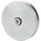 Roldana para Portão 4"Tipo U Aço Zincado C.C R.Bucha - Vonder Roldana para Portão 4"Tipo U Aço Zincado C.C R.Bucha - Vonder