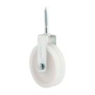 Roldana plástica 6cm com parafuso 20kg vonder