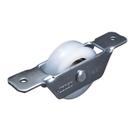 Roldana portao 2 1/2 pol nylon canal "u" c/rolamento cavalete aco jocec