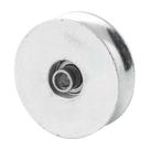 Roldana portão 2.1/2" tipo u aço zincado rolamento bucha vd Roldana portão 2.1/2" tipo u aço zincado rolamento bucha vd
