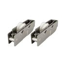 Roldana suprema inox única p/ trilho redondo "u" porta rs-r80 strong kit c/2 un