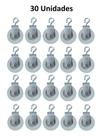 Roldana Suspensão Granja Aviário 30 Unidades 40mm Nylon Com Gancho