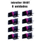 Rolete Entintador Ir40t Preto/vermelho 08 Unidades