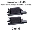 Rolete Ir40 Para Calculadora De Mesa Preto com 02 unidades