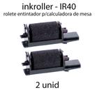 Rolete Ir40 Para Calculadora De Mesa Preto com 02 unidades