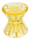Rolete Para Carretinha Berço Reboque Amarelo 4 Pol 101,6mm
