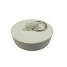 Rolha de pia Danco com 4,8 cm de diâmetro. Borracha branca
