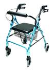 Rollator Lumex Walkabout Lite leve de 6,6 kg com Seat Aqua Rollator Lumex Walkabout Lite leve de 6,6 kg com Seat Aqua